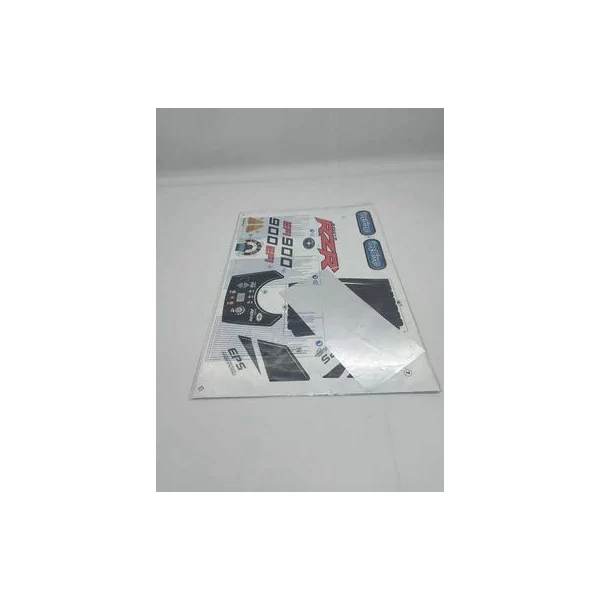 Plaquette Autocollants Polaris Rzr 900 12v Blanc